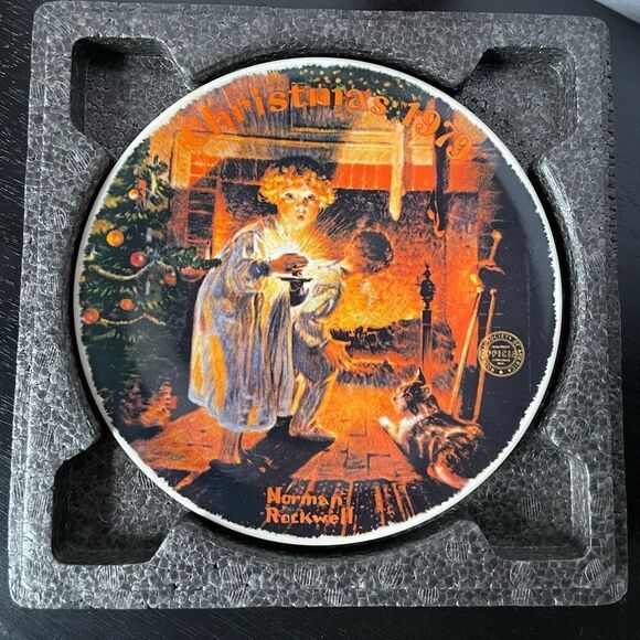 Norman Rockwell “Somebody’s Up There,” Vintage Limited Edition 1979 Plate - Picture 2 of 12